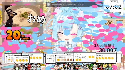登録者数30000人達成サムネイル画像